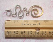 Silver Squiggle Pendant