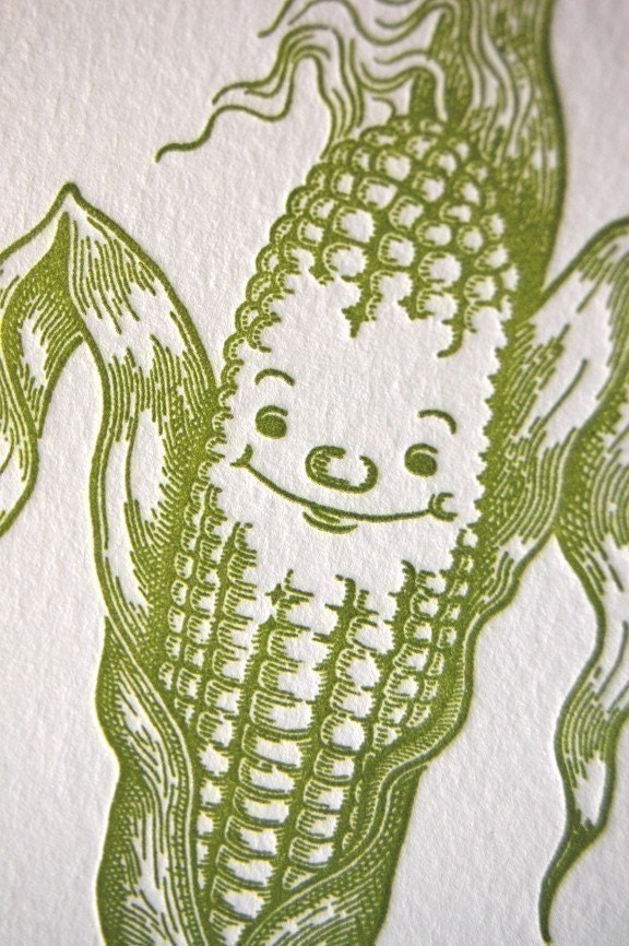 Slightly corny letterpress birthday card