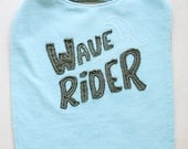 reversable tshirt bib . wave rider