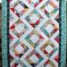 modern quilt for twin coverlet, toddler bed, or throw quilt // diamond rings // it's a hoot