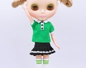 Somedoll Blythe P00104 Green Polos