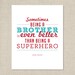 Children or Nursery Art Print (Brothers)