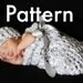 Very Merry And Silver Bells Newborn Crochet Pattern - PDF - Permission to Sell What You Make