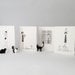 Cat lady card set // 6 feline kitty note cards