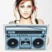 boombox laptop decal
