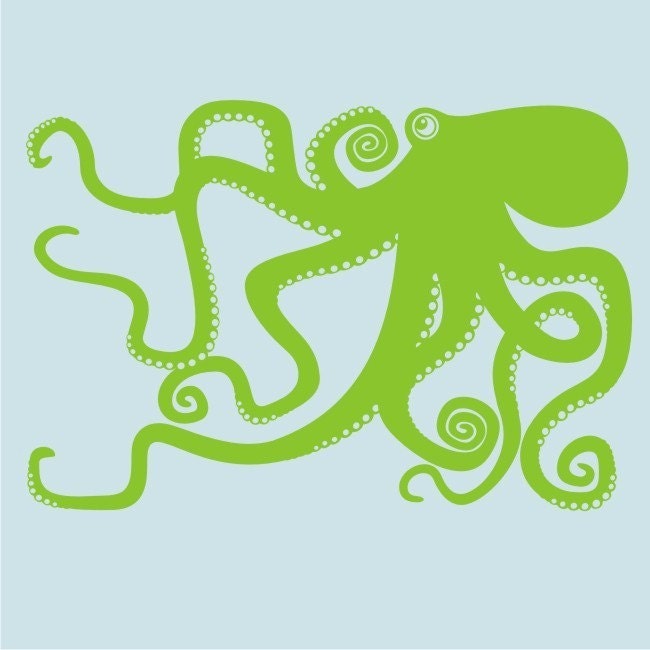 octopus wall decal