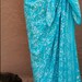 Batik Sarong Coverup - Turquoise Tiffany Blue Beach Wrap Pareo - Women's Skirt -  Women's Clothing - Spa Wrap - Beach Wedding Bridesmaid