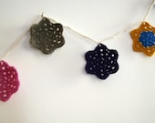 Multicolor Crochet garland / bunting