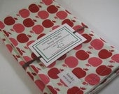 Burp Cloth with style - Cotton/Organic Undyed French Terry - Red Apple