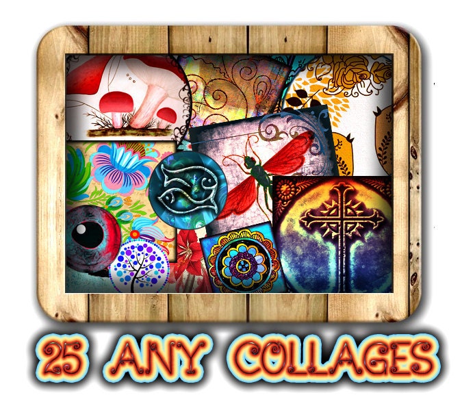 Special Offer - Buy 25 Any Digital Collage Sheets