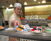Sushi Baby Booties - Size 0 to 12 Months
