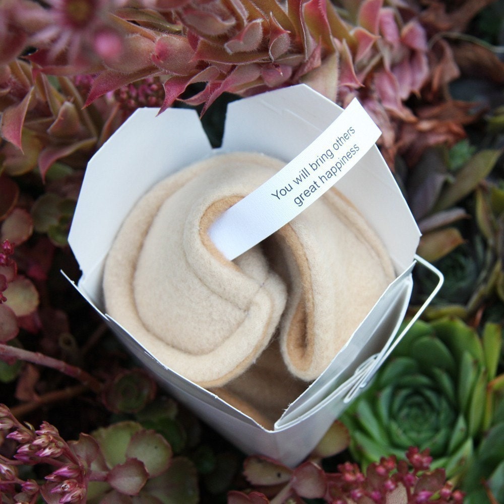 Fortune Cookie Baby Booties - Personalized Gifts