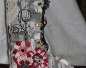 Vintage Boot Scrapbook-Chipboard