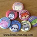 Seven Adorable Sins (7 Deadly Sins) - pinback button badge