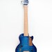 Les Paul style Tenor ukulele blue burst semi-hollow electric