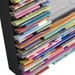 colorful picture frame (portrait) - made from recycled magazines