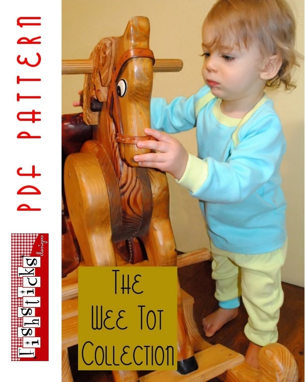 PDF Sewing Pattern:  The Wee Tot Collection (Instant Download)