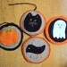 Halloween Ornament Set Pumpkin Cat Ghost Crow - Free Shipping