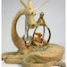 Dragon Sculpture with Deer - ooak art doll by the Filigree
