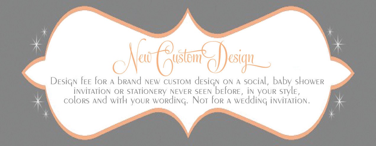 Brand New Custom Design - Social, Baby and Stationery