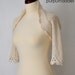 Wedding Shrug,Vintage Style,Merino