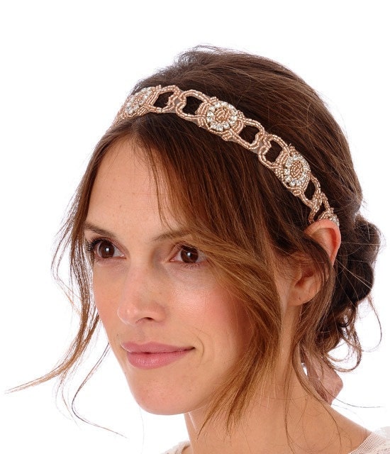 095 - ANGELICA Headband -  bridal, comb, rhinestone, crystal, veil, brooch, wedding, tiara, head piece, Swarovski