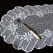 Vintage table runner dresser scarf 1940s elegant