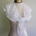 Fichu vintage lace collar