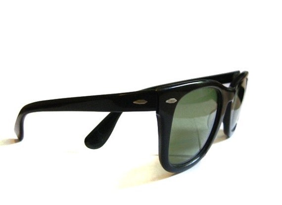 Vintage B L RAY-BAN 5024 Wayfarer Black By Roadkillsupplies