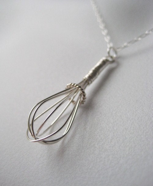 Wire Whisk - Handmade Sterling Necklace