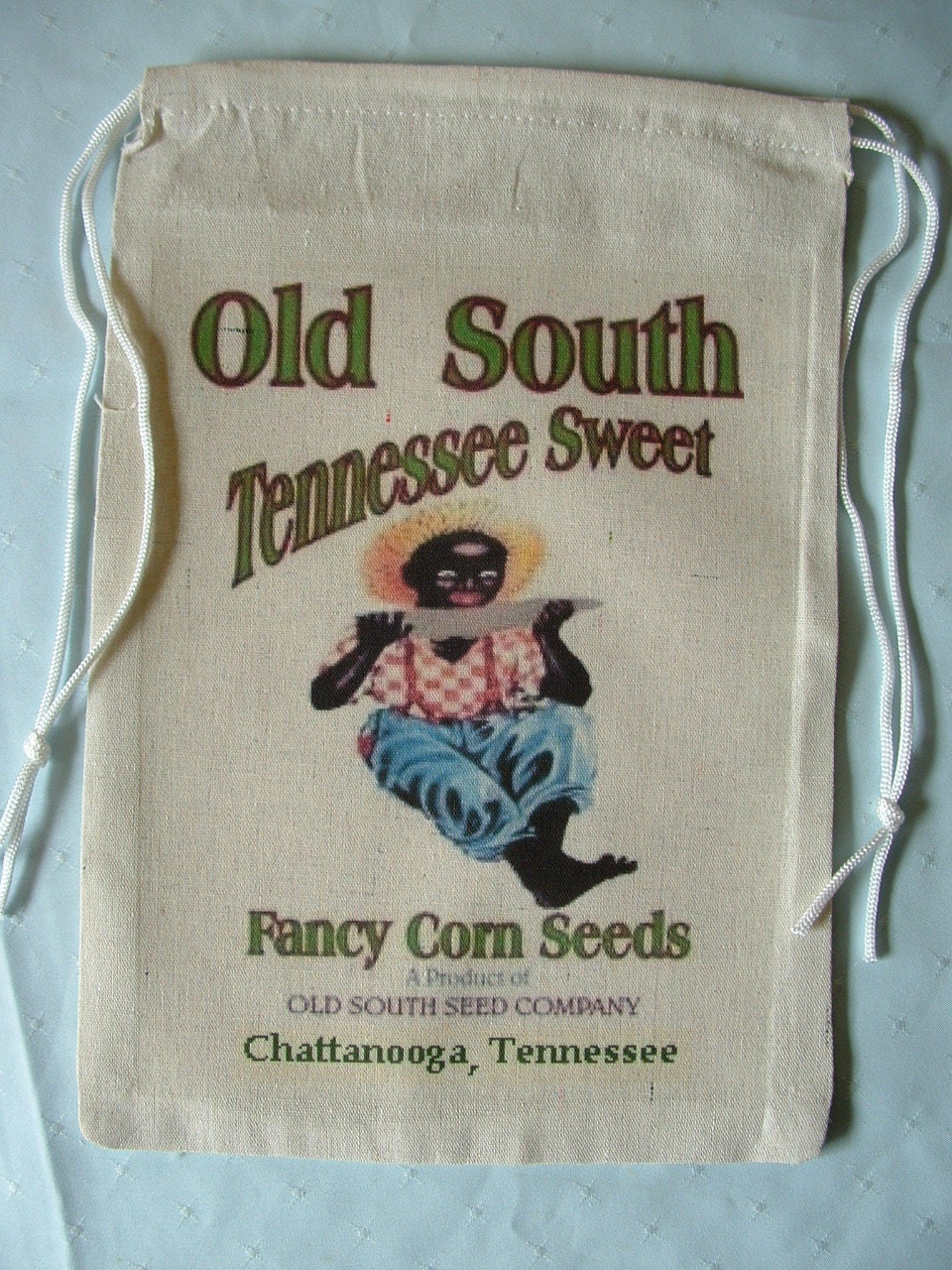 Novelty Seeds Sack, Old South Tennessee Sweet Fancy Corn Seeds, Chattanooga,TN