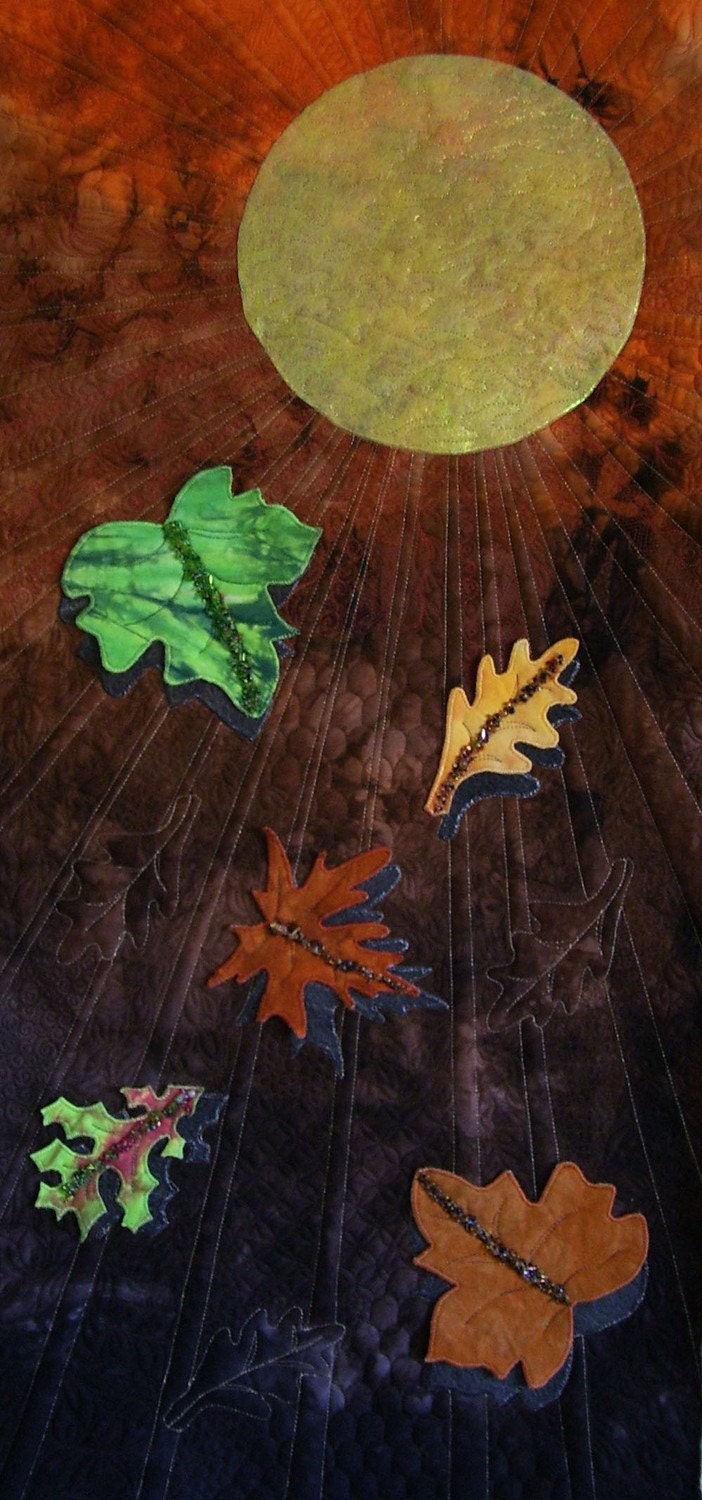 Harvest Moon Wall Hanging PATTERN and GRADIENT Only Quilt Kit