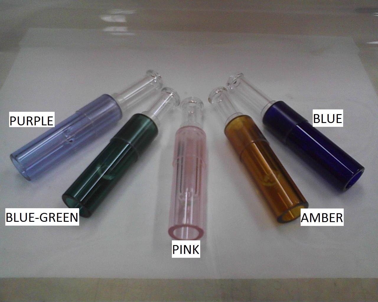 Colored Glass Blunt - Glass Cigar - Now Available in 5 Colors