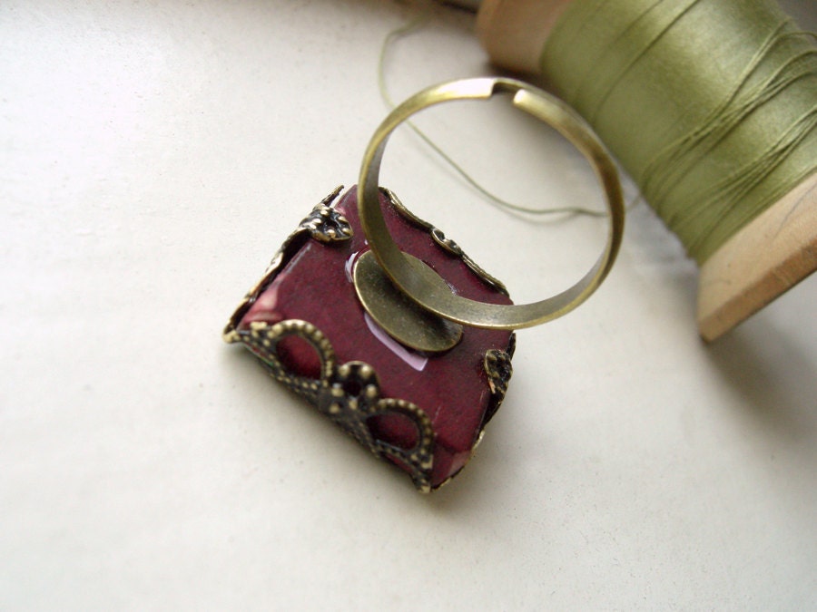 Bohemian Filigree Hand Crafted Adjustable Ring - The Paramount - Nickel Free