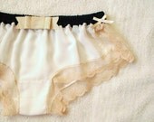 White Chiffon Sleep Boxer/style YURI (made to order)