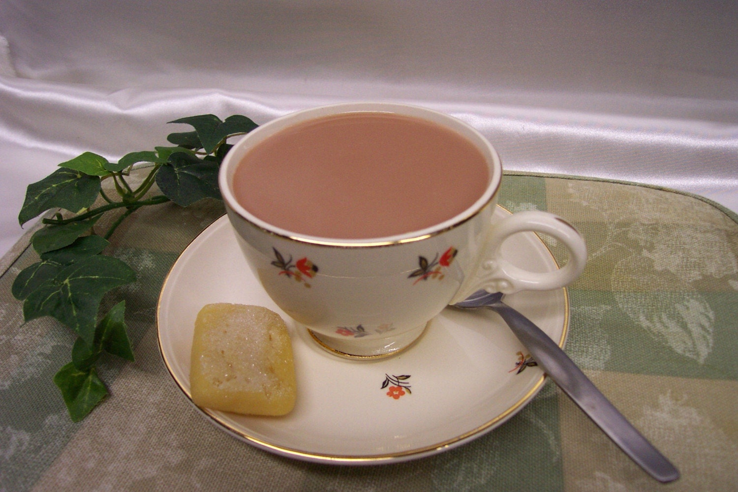 Fake Cup of Coffee With Cream and a Cookie Photo Prop