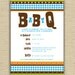 DIY Printable Baby BBQ Shower Invitation - BaByQ