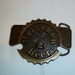 Vintage 70s Heineken Beer Brass Belt Buckle