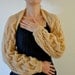 Sweater Cardigan Shrug Bolero Bridal Shrug Long Sleeved Mohair Champagne Brown Amber Honey Romantic Elegant MADE TO ORDER