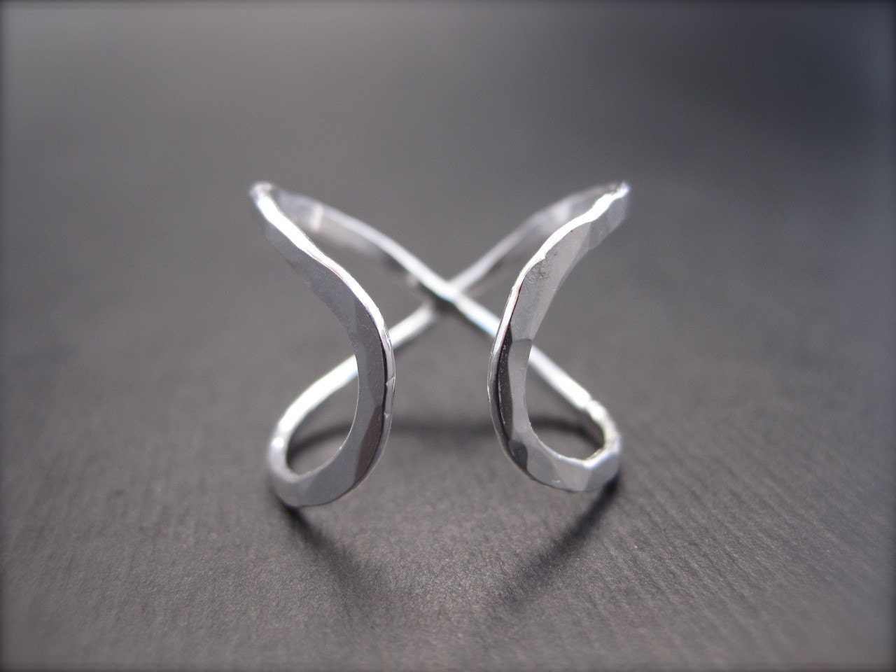 Infinity Ring (Wide) - Sterling Silver Promise Ring