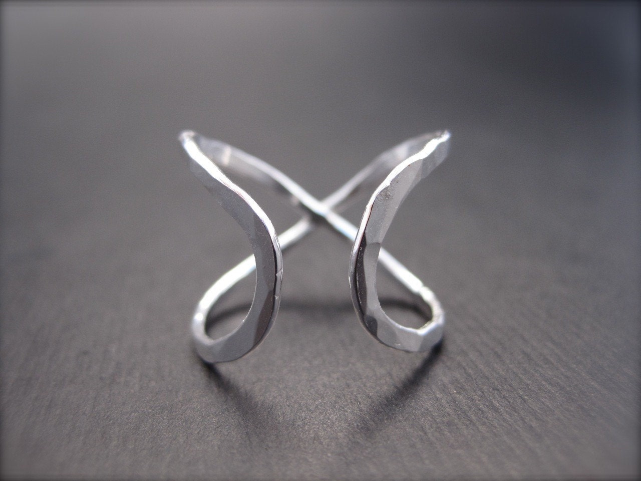 Infinity Ring (Wide) - Sterling Silver Promise Ring Infinity Ring (Wide) - Sterling Silver Promise Ring