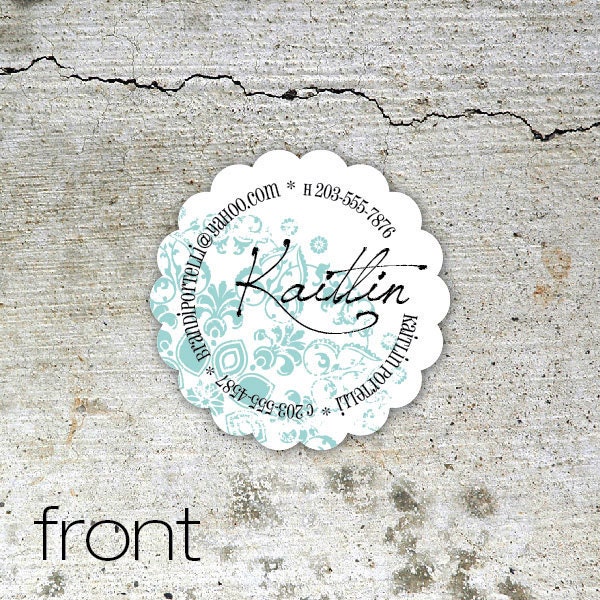 social cards, Design: Stamped & Signature - networking cards for moms, businesses, and blogs