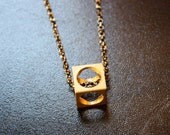 Sandbox Cube Necklace