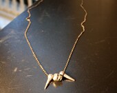 Silver Crypt Skull & Spike Necklace
