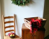 Vintage Cozy Throw In Bright Vintage Red Plaid