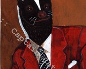 Frank Sinatra Skunk Original Signed Art Print