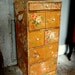 Antique Shabby Sewing Room Drawer Set