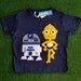 Sewing Wars - Art-D2 & See-3PO Toddler T-Shirt
