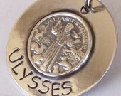 Sterling Silver Saint Francis Medal to Protect Your Pup