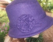 Rich Grape Tweed Fedora